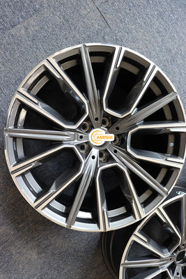 66.6 Hole Multi Spoke 20 Inch 5x112 Alloy Rims For BMW 7series 740 M