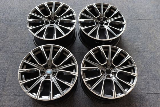 66.6 Hole Multi Spoke 20 Inch 5x112 Alloy Rims For BMW 7series 740 M
